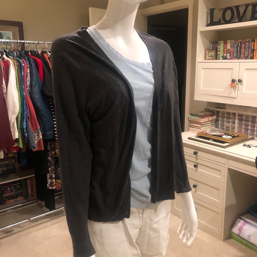 Old Navy Sweet & Simple Gray Cardigan